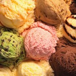 Scoops of Various Ice Creams